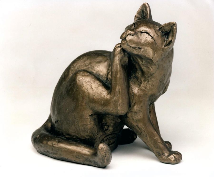 Skulptur Katze Horatio